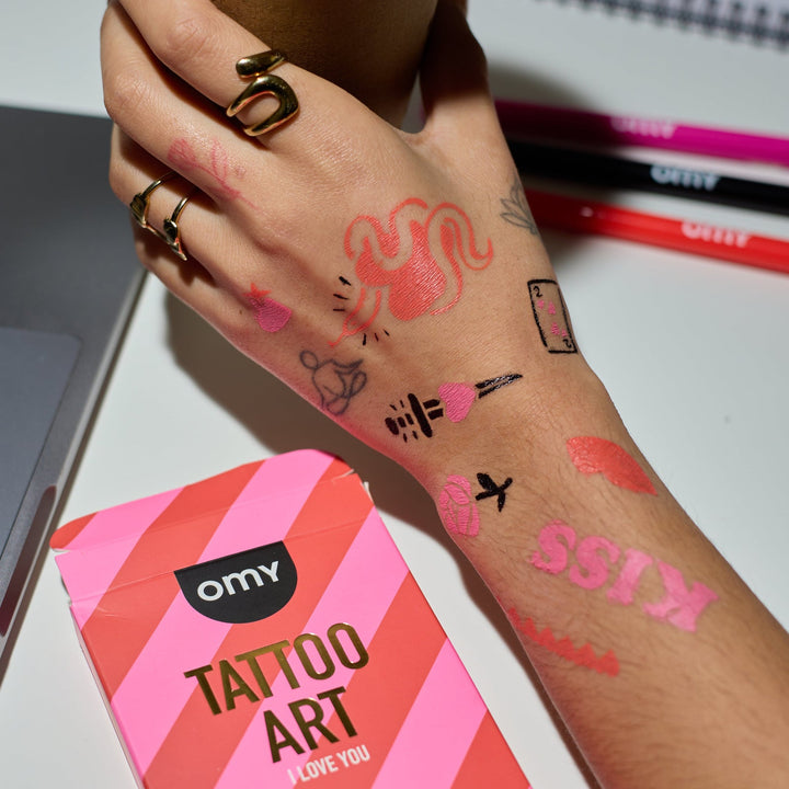 Tattoos Temporales I Love You