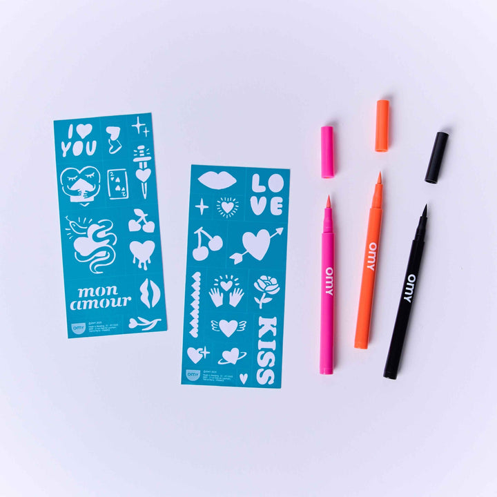Tattoos Temporales I Love You