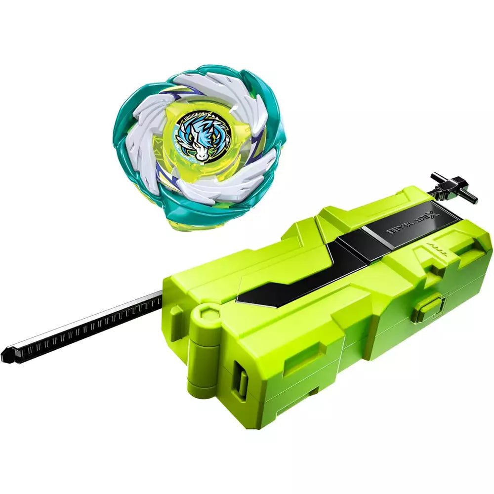 Beyblade X Set de Lanzador Verde con Peonza Blast Pegasus A Tr