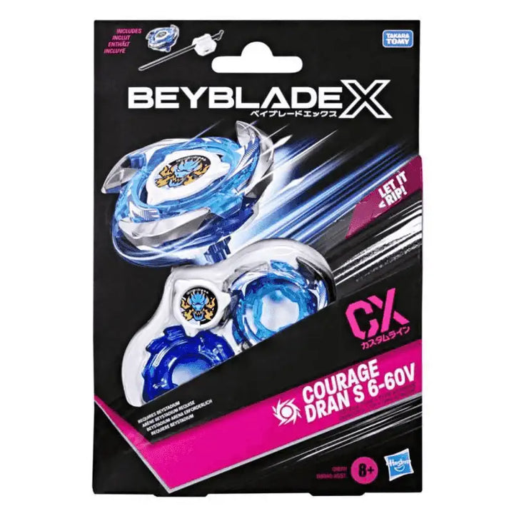 Beyblade X Kit Inicial – Top y lanzador para batallas épicas - Arc Wizard R 4-55LO