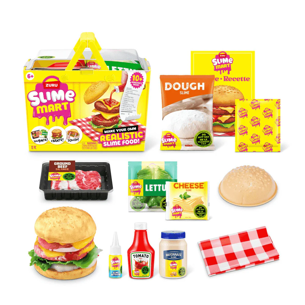 Cesta de la compra Slime Mart con Comida
