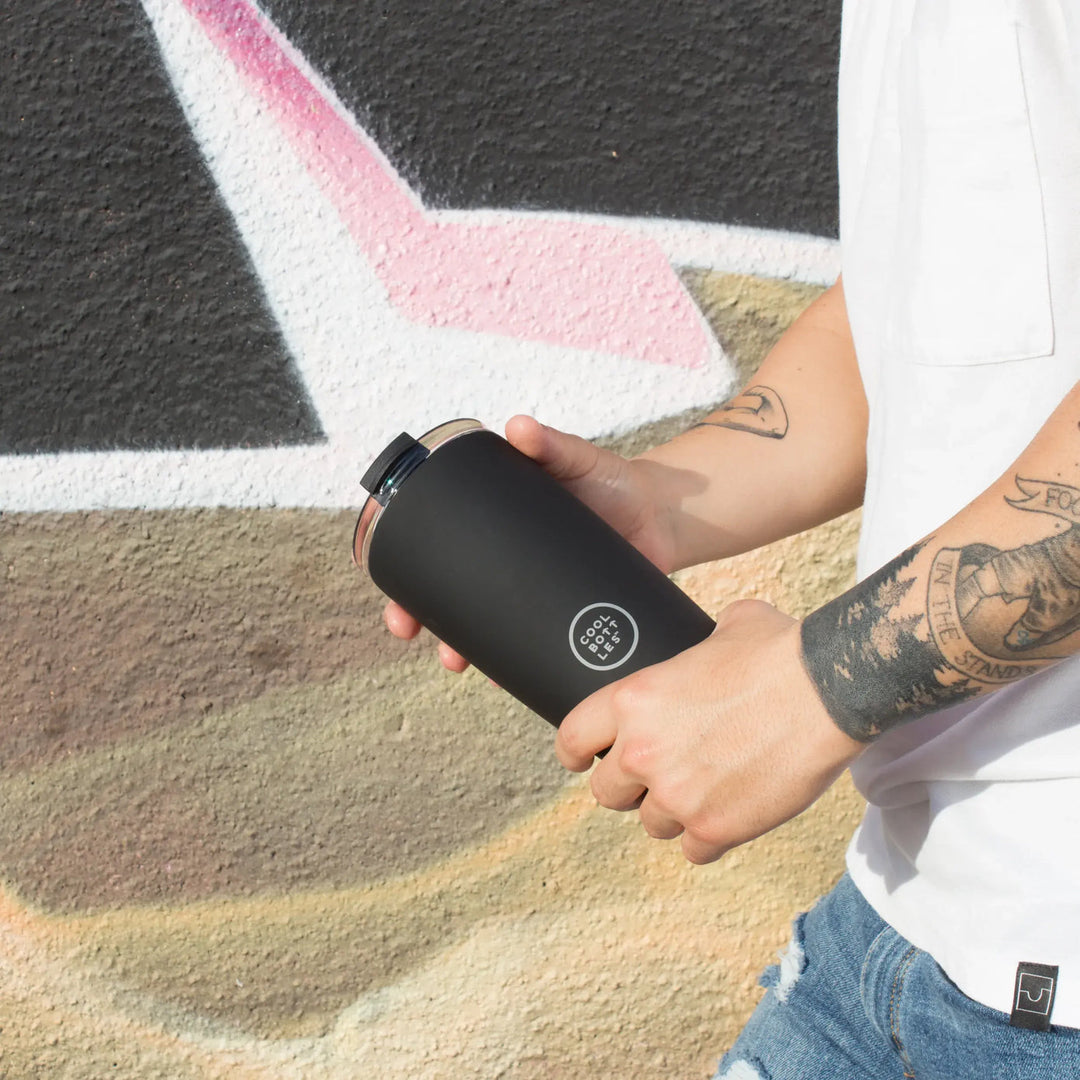 The Tumblers Coolors - Vaso de acero inoxidable 330 ml - Mono Black
