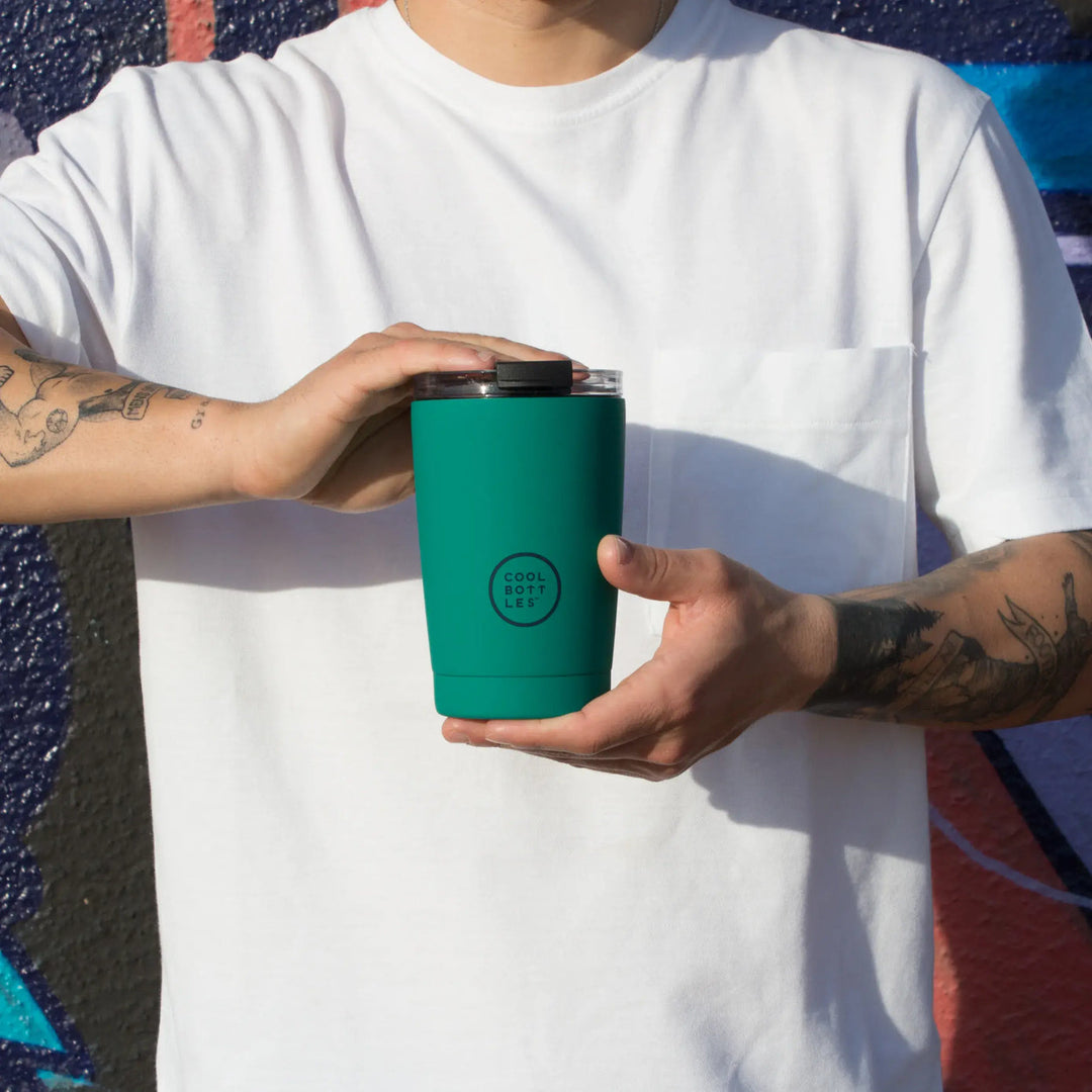 The Tumblers Coolors - Vaso de acero inoxidable 330 ml - Vivid Quetzal