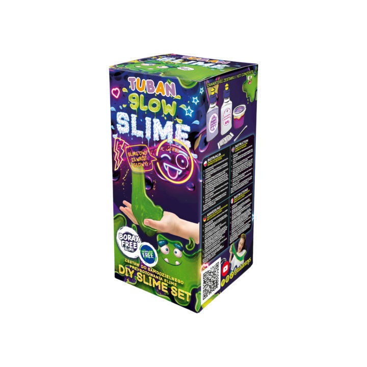 Kit DIY Slime Glow in the dark