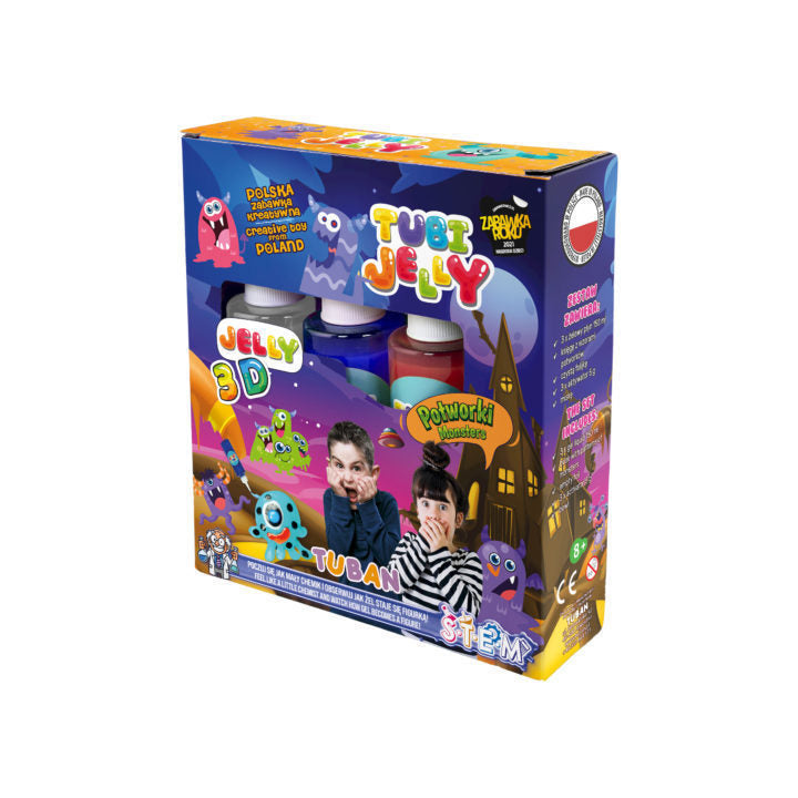 Conjunto Tubi Jelly 3 colores – Monstruos