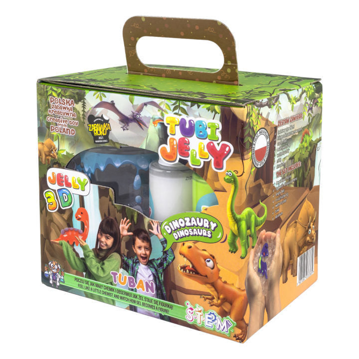 Conjunto Jelly 6 colores Aquario pequeño - Dinosaurios