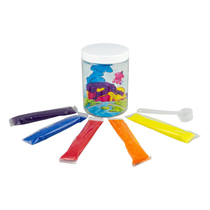 Conjunto Hydrophobic Sand 5 colores con acuario