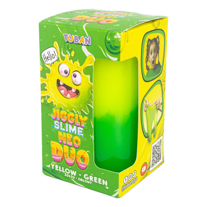 Jiggly slime neo duo – amarillo-verde 430 g
