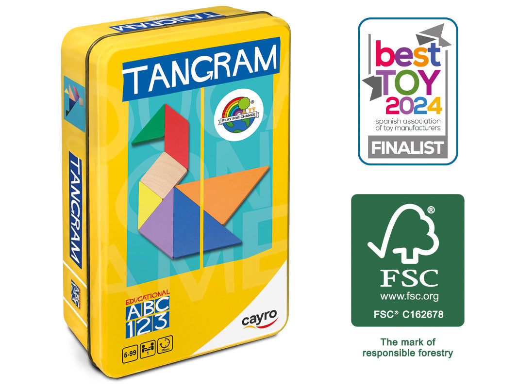 Tangram Colores Caja Metal