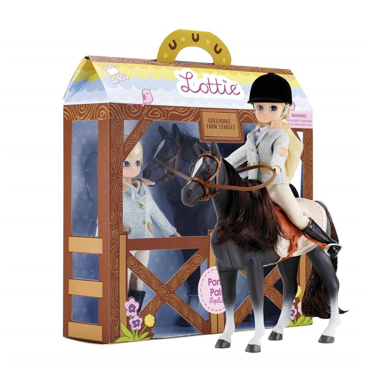 Conjunto de Pony y Lottie "Pony Club"