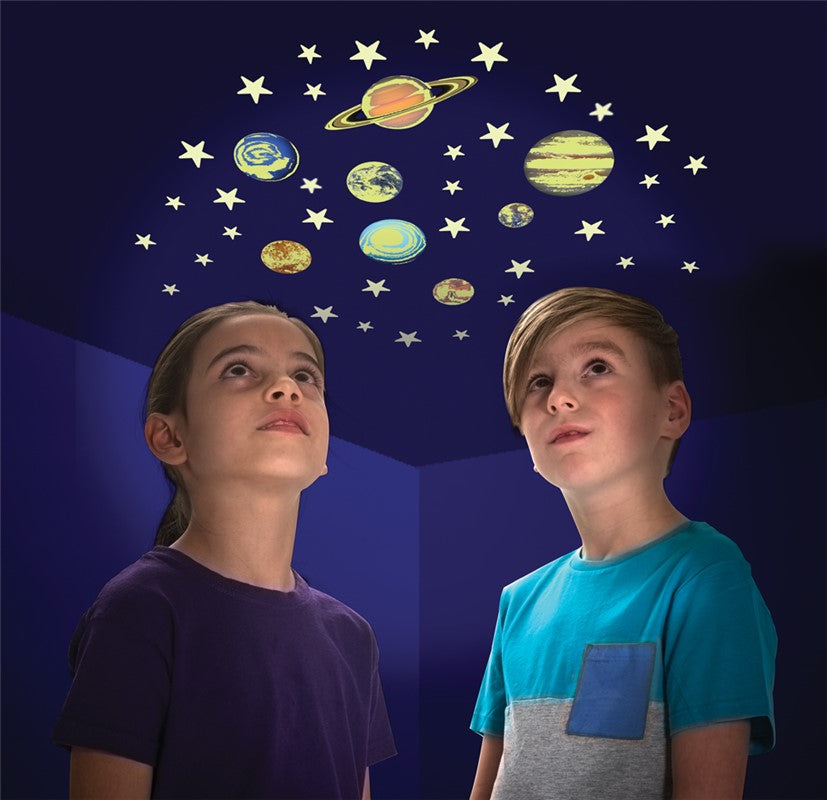 Planetas y Estrellas Fluorescentes