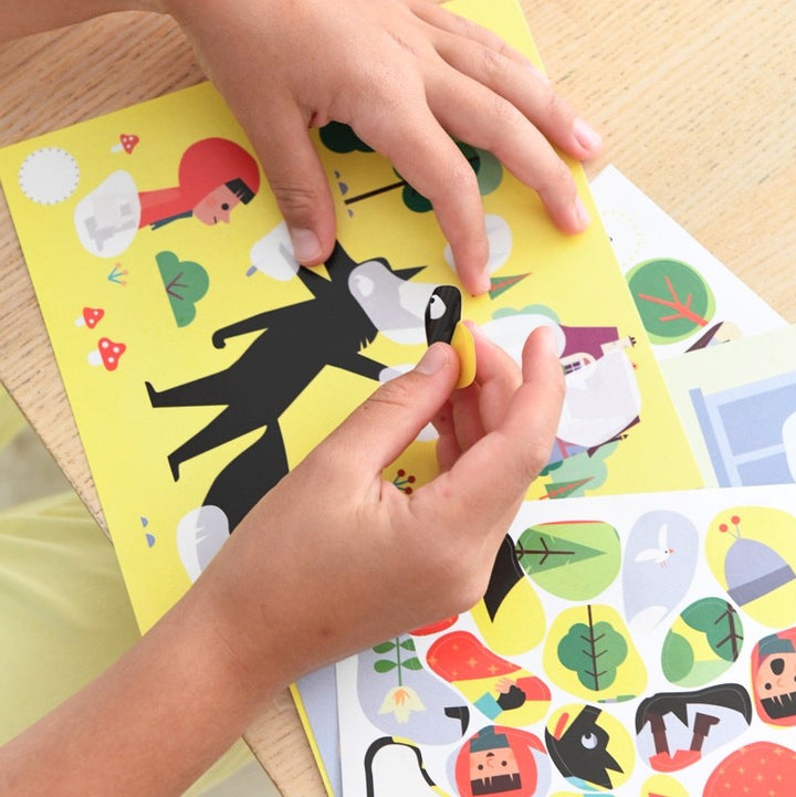 Mis pegatinas Cuentos "Ricitos de oro"