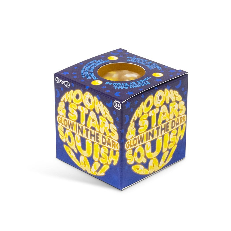 Luna y estrellas Squishy brilla en la oscuridad