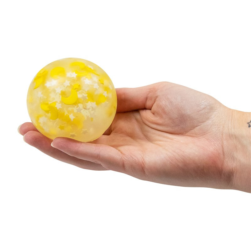 Luna y estrellas Squishy brilla en la oscuridad