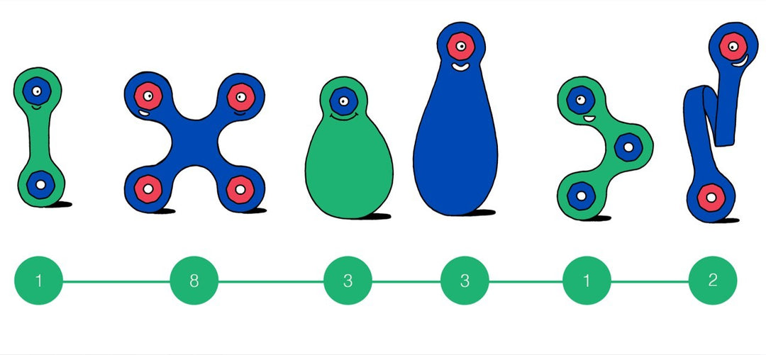 Clixo - Itsy Pack - Verde/Azul