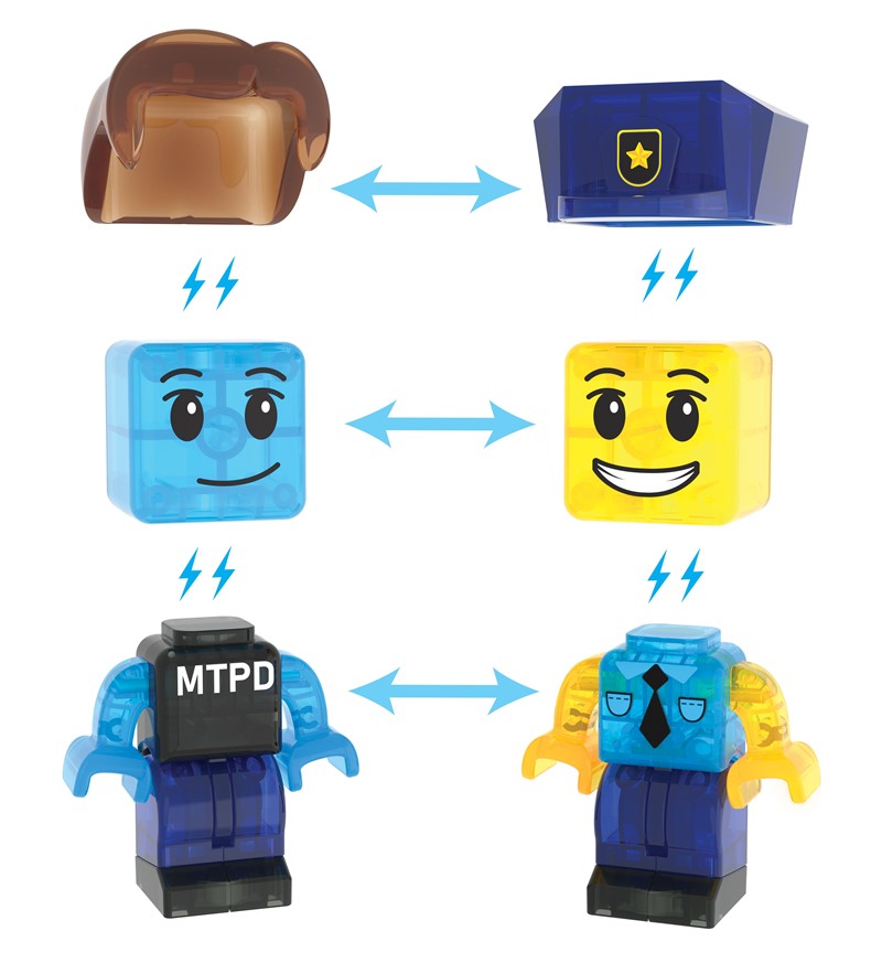 MAGNA-T Police Station Set 35 pcs