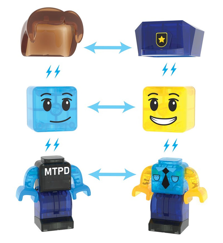 MAGNA-T Police Station Set 35 pcs