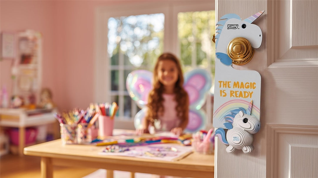 D069 Colgador de puerta Unicorn Sky