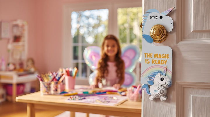 D069 Colgador de puerta Unicorn Sky