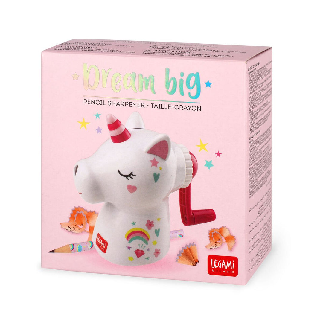 Sacapuntas de Manivela - Dream Big - Unicorn