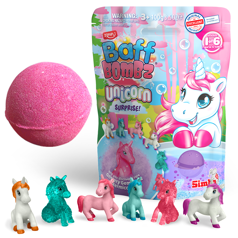 Pack 3 Bombas De Baño Surprise Unicornios