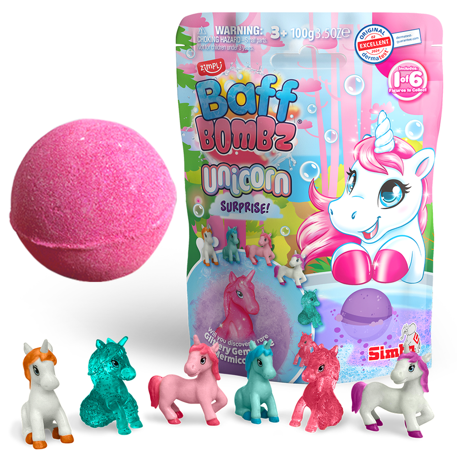 Pack 3 Bombas De Baño Surprise Unicornios