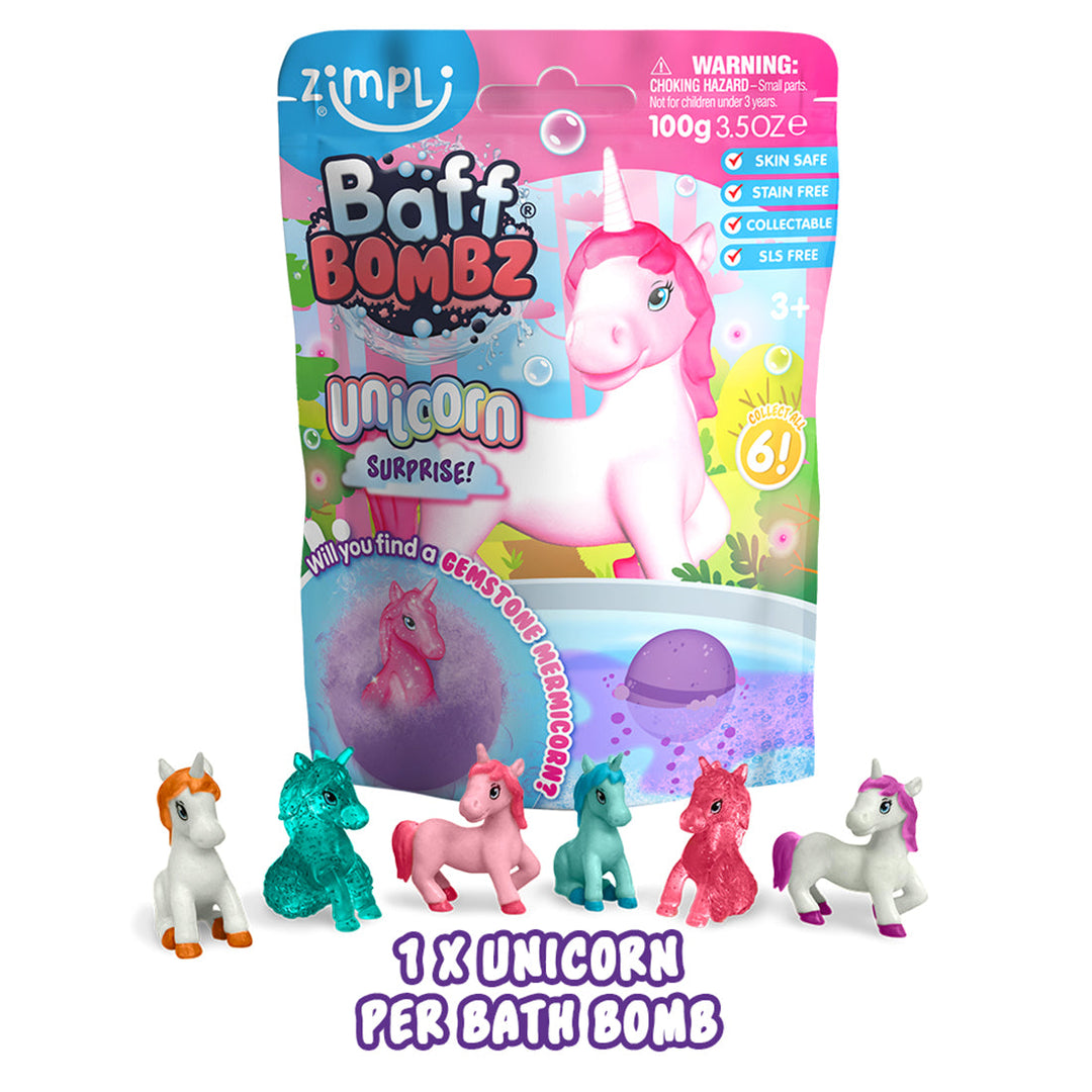 Pack 3 Bombas De Baño Surprise Unicornios