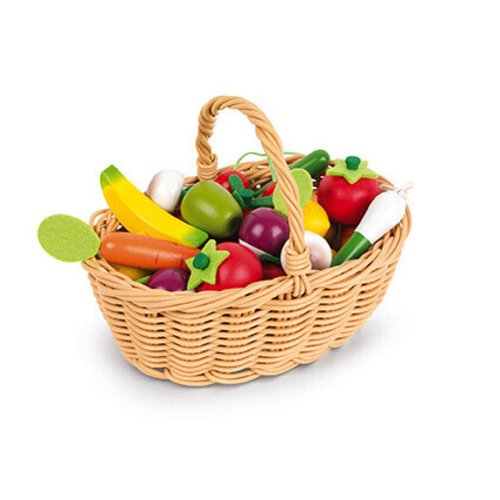 Cesta de 24 frutas y verduras