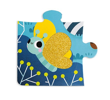 Puzzle táctil Los animales del bosque