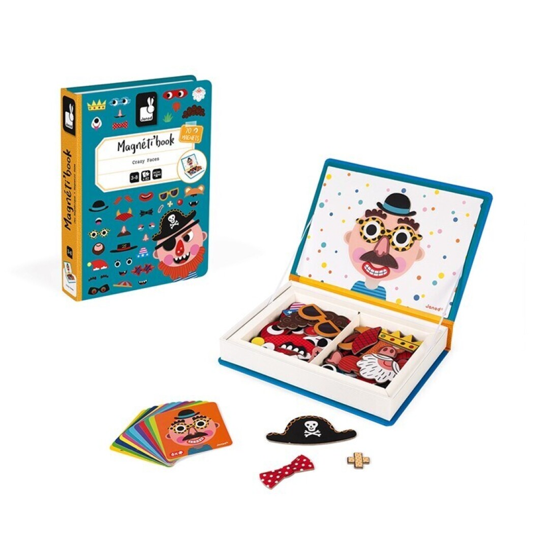 Magneti'book crazy faces chicos