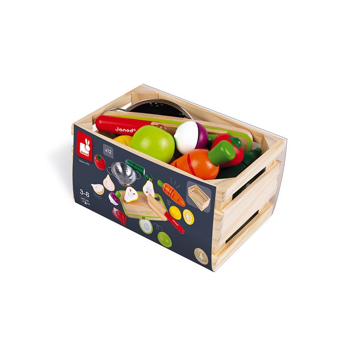 Maxi set de frutas y verduras velcro