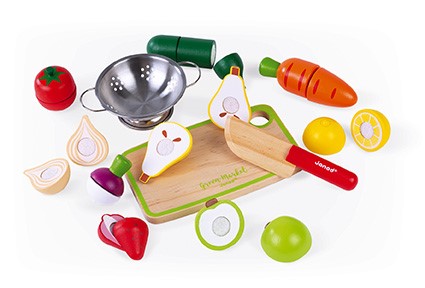 Maxi set de frutas y verduras velcro