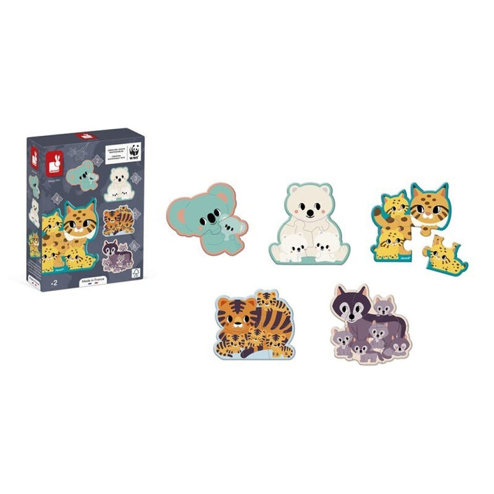 5 puzzles evolutivos animales