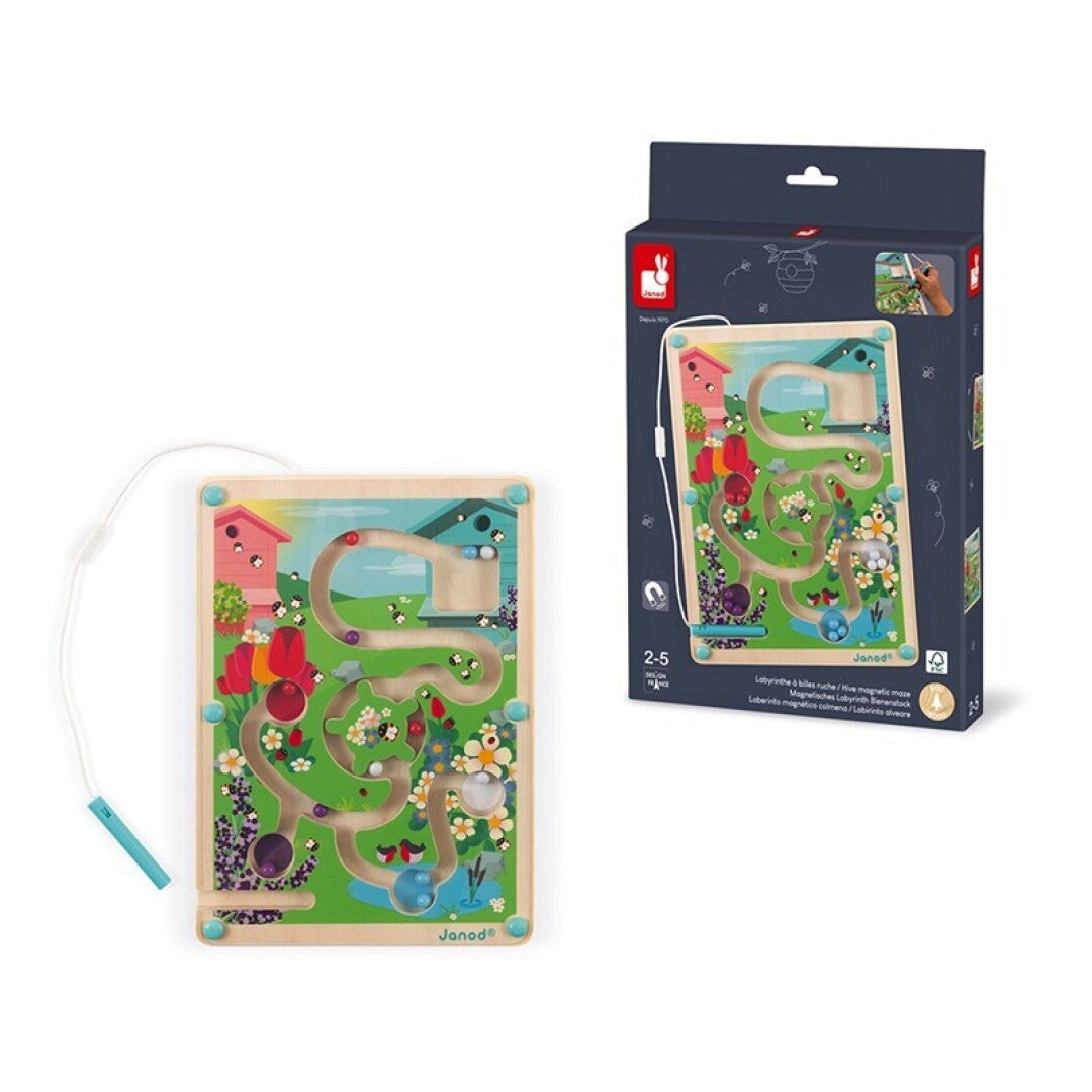 Laberinto magnético colmena