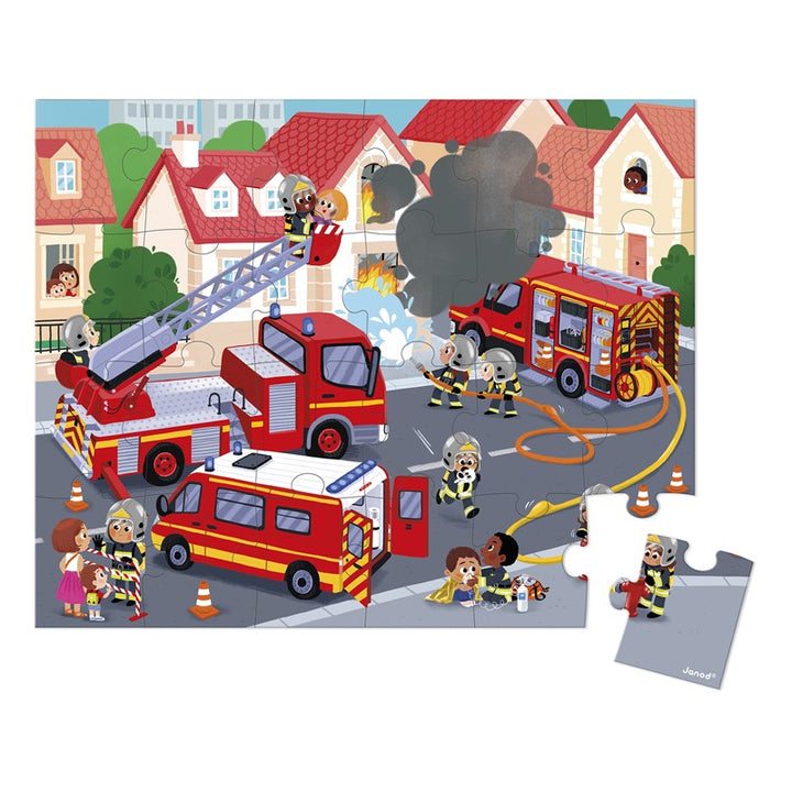Puzzle bomberos 24 piezas