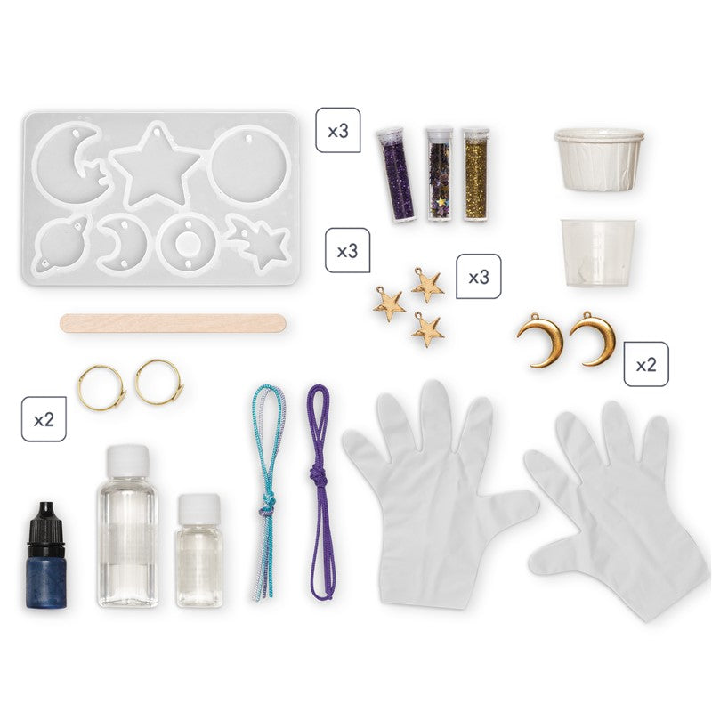 14 joyas galácticas de resina para crear