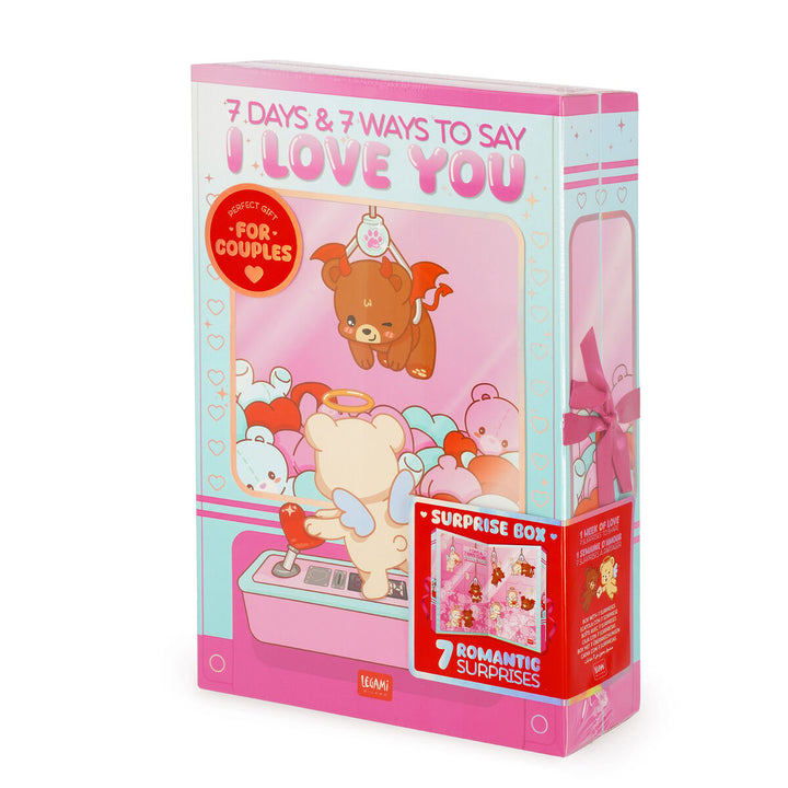 Caja con 7 Sorpresas - 7 Days & 7 Ways to Say I Love You