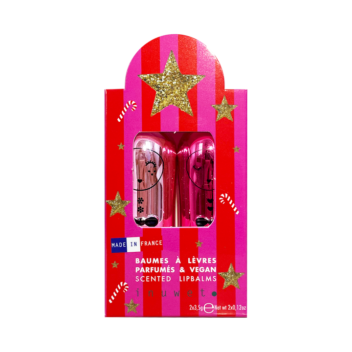 Set de 2 labiales - Couture (sorbete de frambuesa y manzana de caramelo)