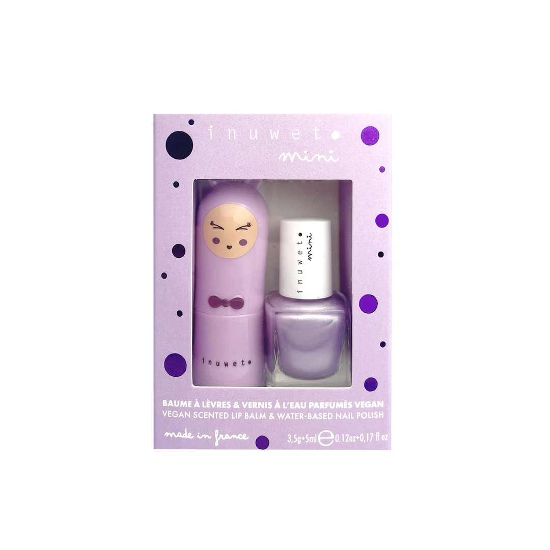 Set de labial + Esmalte de uñas - Nube y arándanos