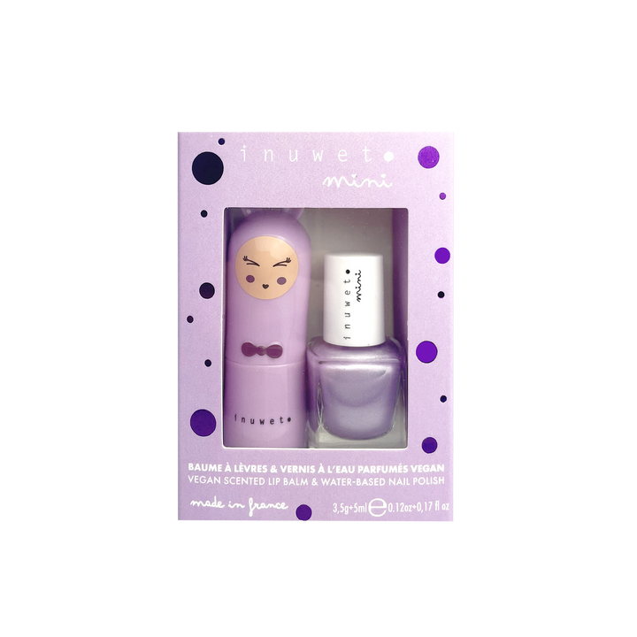 Set de labial + Esmalte de uñas - Nube y arándanos