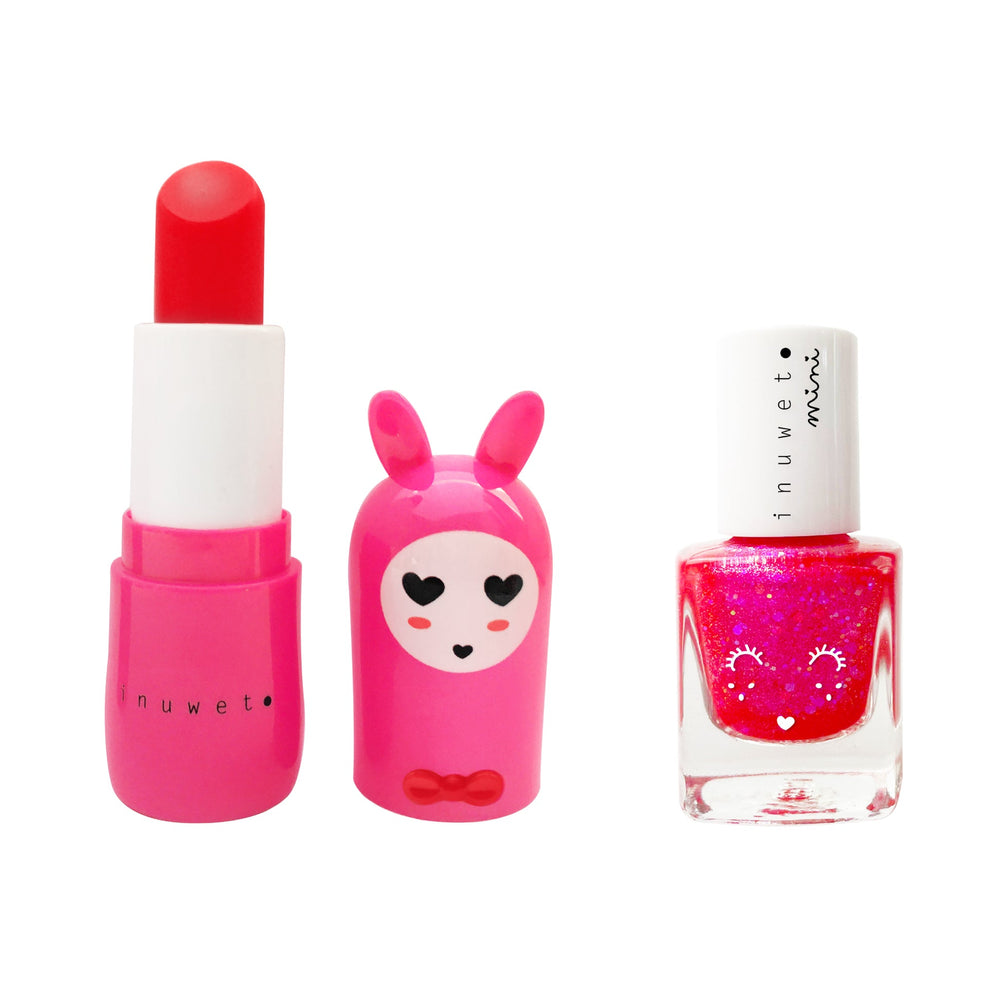 Set de labial + Esmalte de uñas - Cereza y Fresa