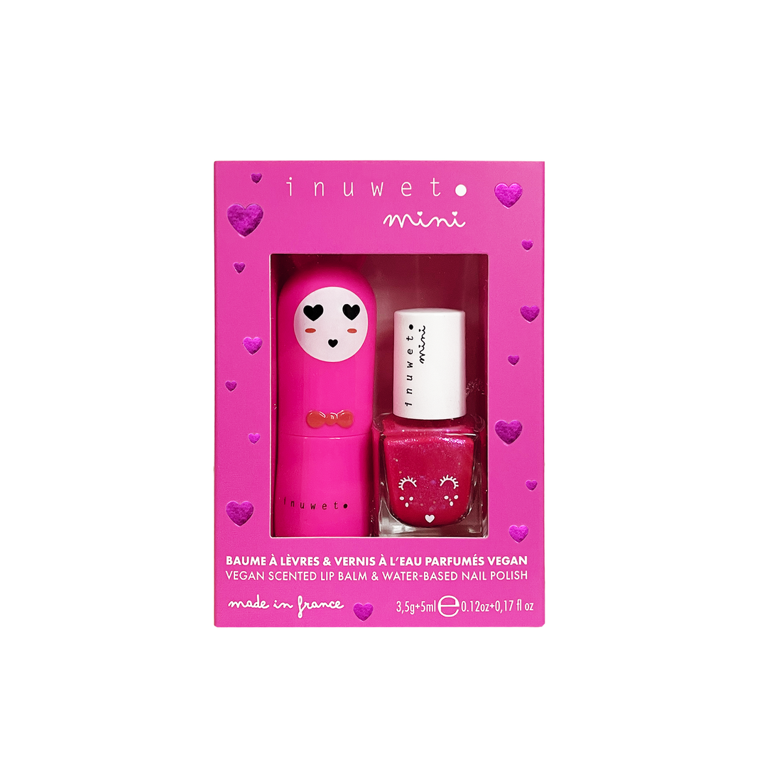 Set de labial + Esmalte de uñas - Cereza y Fresa