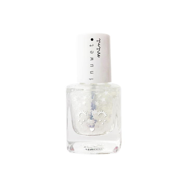 Set rainbow: 3 esmaltes de uñas (morado, top coat de estrellas y rosa)