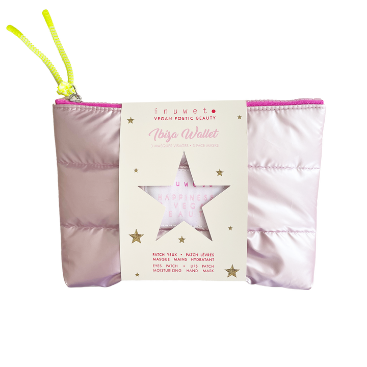 Neceser Ibiza: incluye máscara para labios, parches para ojos y mascarilla de manos hidratante
