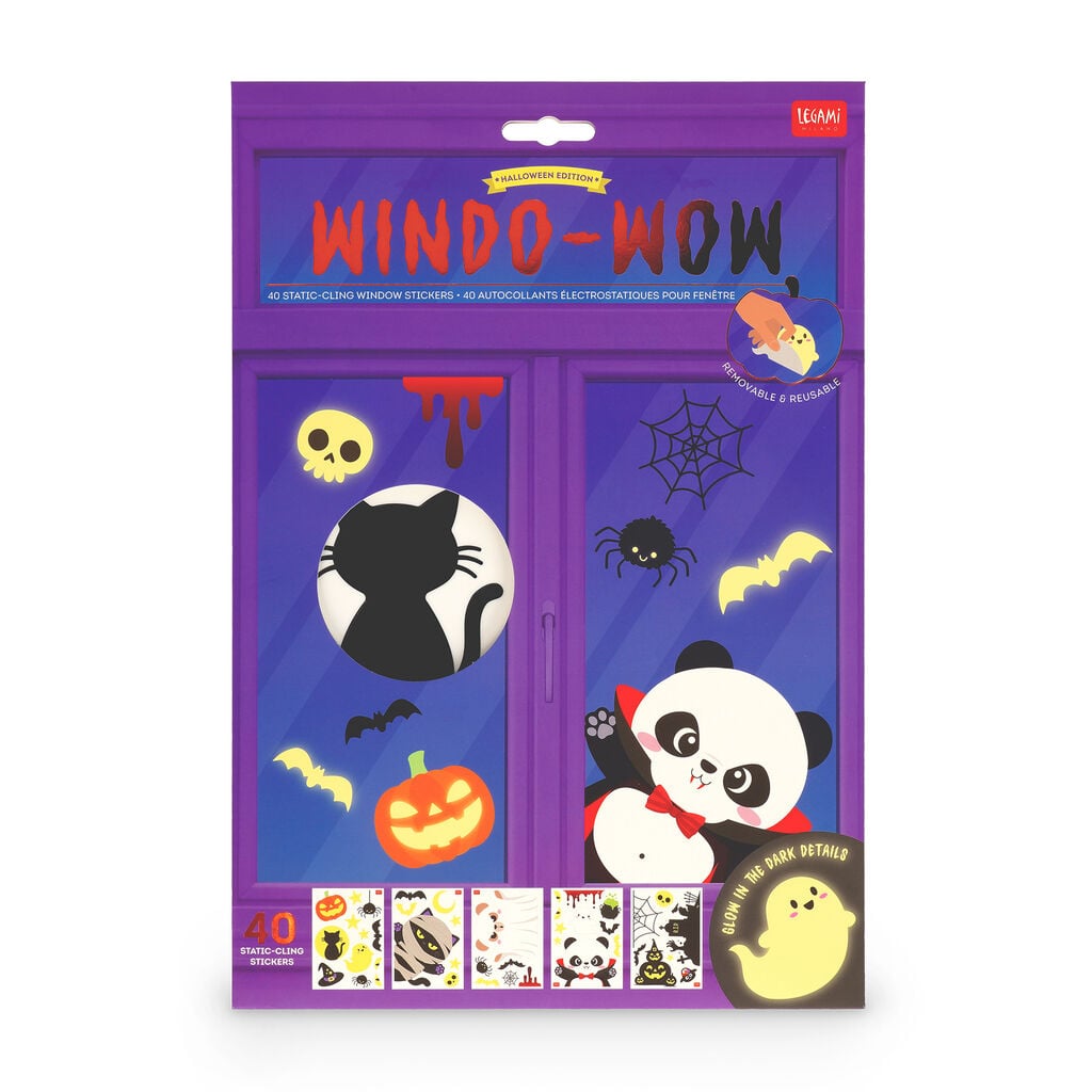 Set de 40 Adhesivos Electrostáticos para Ventanas - Windo-Wow