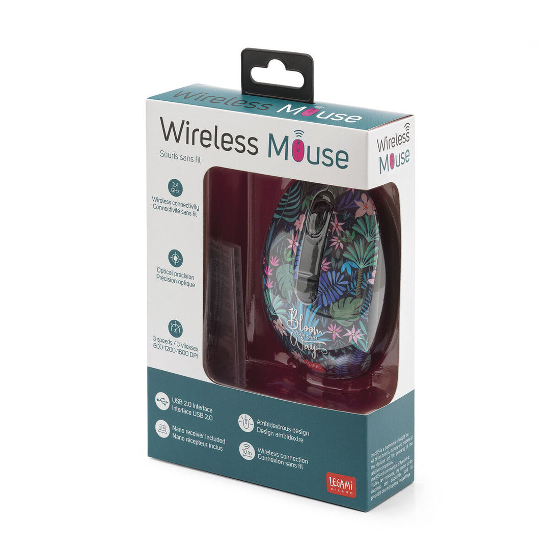 Ratón Inalámbrico con Receptor USB - Flora