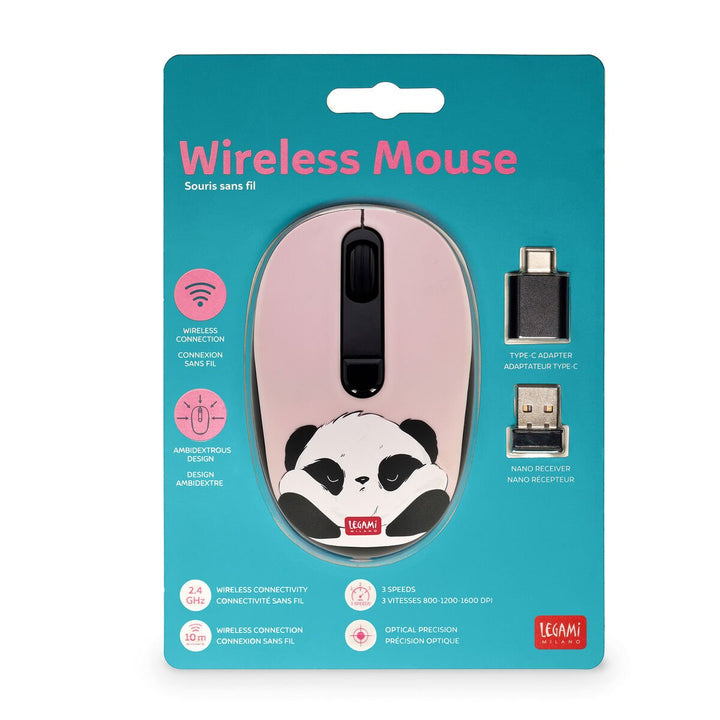Ratón Inalámbrico con Receptor USB - Panda