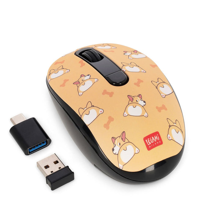 Ratón Inalámbrico Corgi - Wireless Mouse