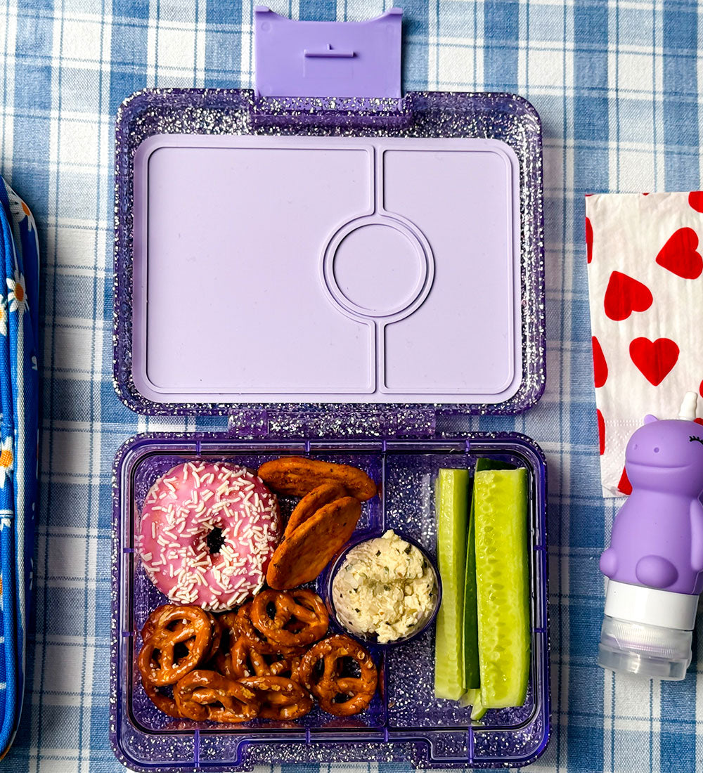 Yumbox Snack 3c Glitter Purple