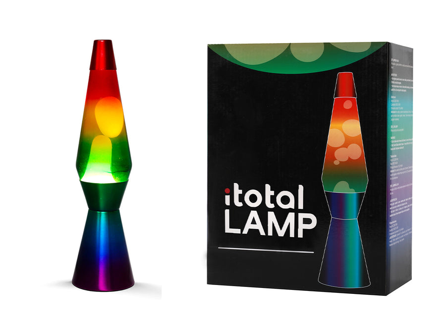 Lámpara de Lava Spaceship Rainbow